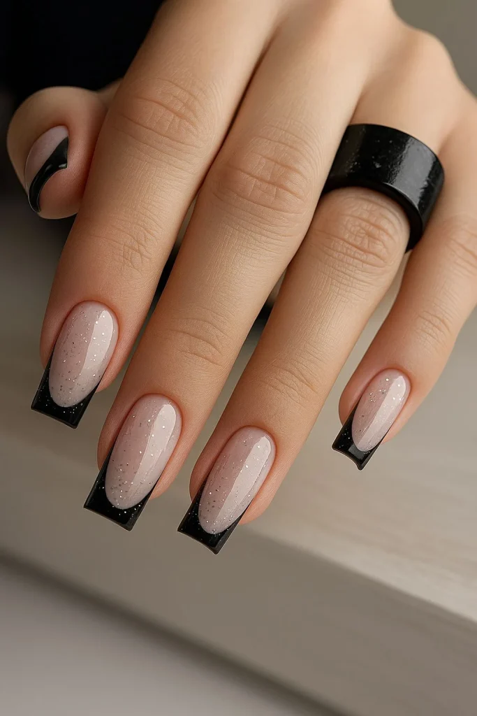 Чорний френч з шимером на наступний сезон