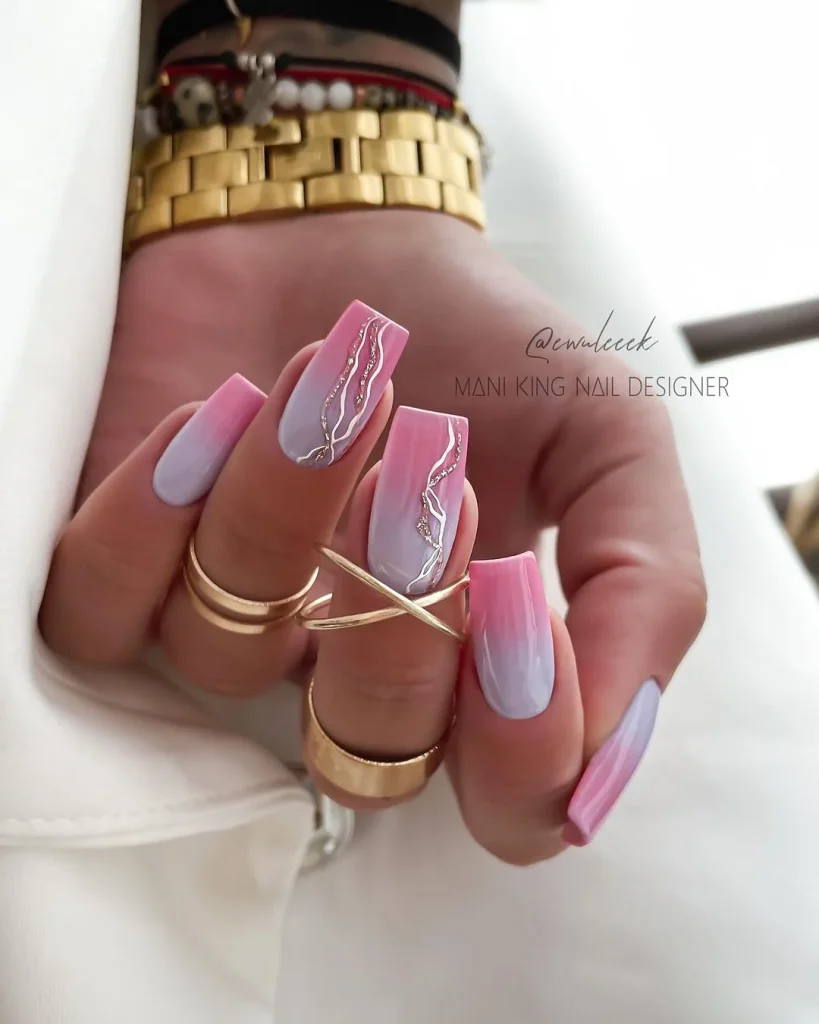 Рожеве омбре на міжнародний жіночий день