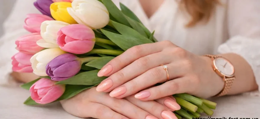 Манікюр на 8 березня доповнить жіночий образ та покращить настрій