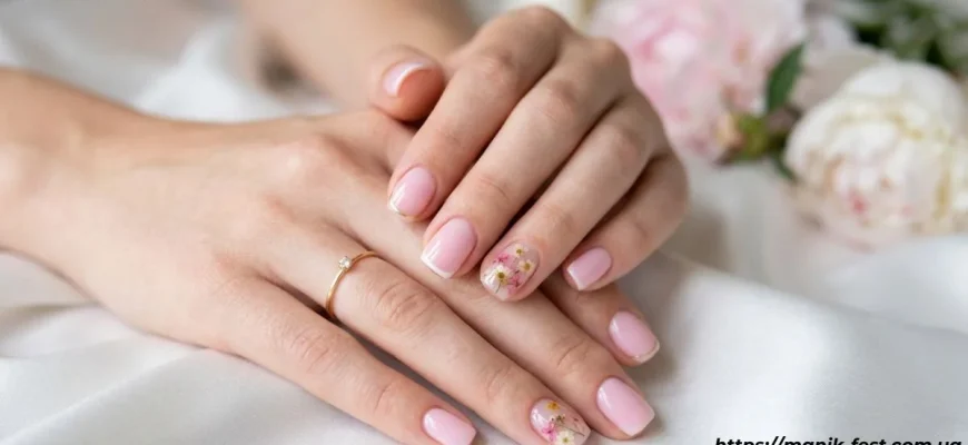 Манікюр до дня матері частіше за все роблять в пастельних відтінках